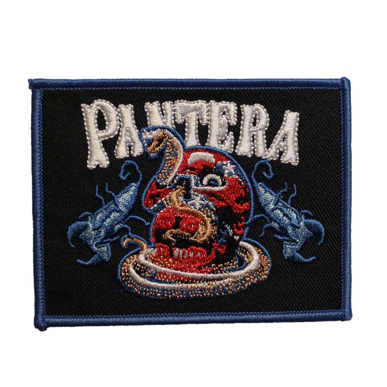 Pantera Insect Pantera Skull & Scorpions Embroidered Iron on Patch - OFFICIAL 30-X - Etsy