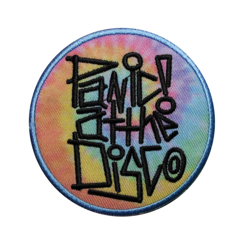 Album Art Music Panic At The Disco Tie Dye Embroidered Iron On Patch