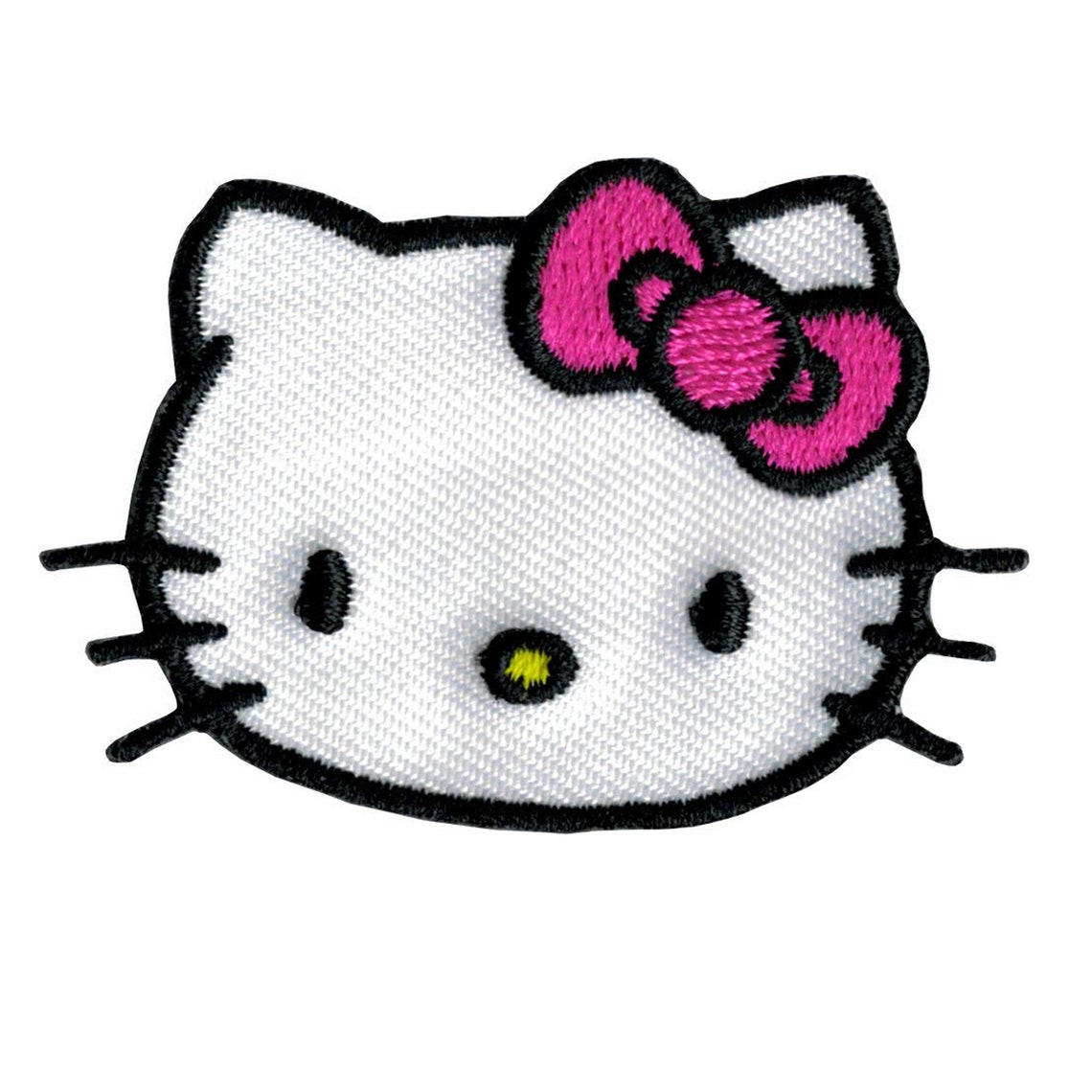 Mini Hello Kitty Face Embroidered Iron on Patch Cute Cat Etsy