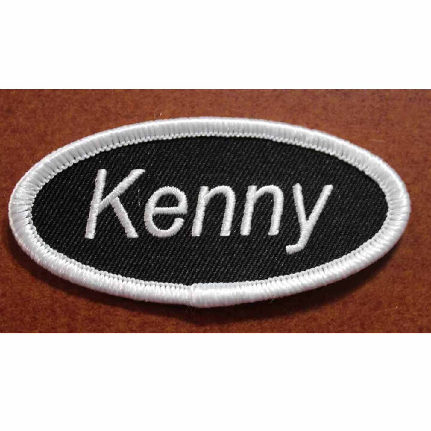 Set of 2 Barbie and Ken Name Tags 3 x 1.5 Embroidered Iron On Uniform  Applique Patch