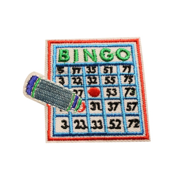 BINGO Embroidered Iron On Patch