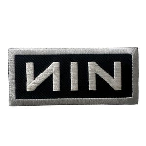 Nine Inch Nails NIN Embroidered Iron On Patch - 3 1/2" x 1 1/2" OFFICIAL 144-V