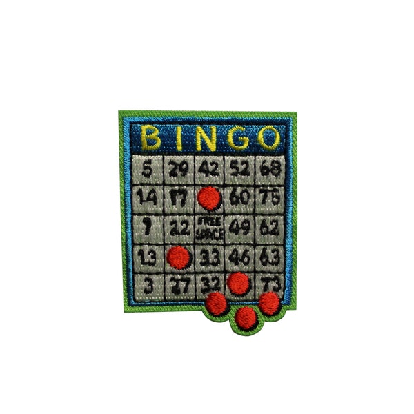 BINGO Embroidered Iron On Patch