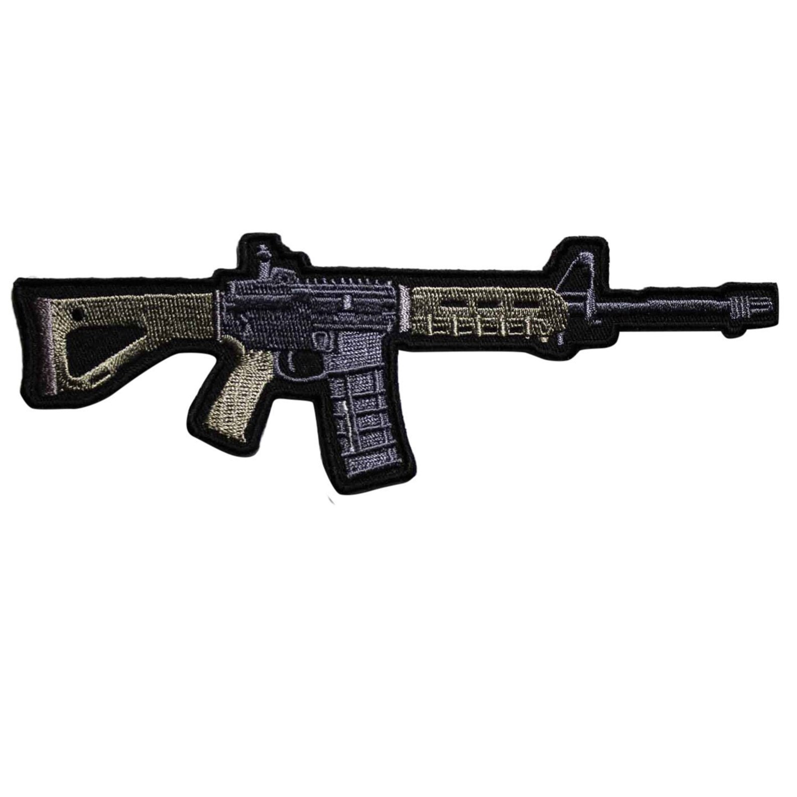 AR15 Assault Rifle Embroidered Iron On Patch Machine Gun Etsy