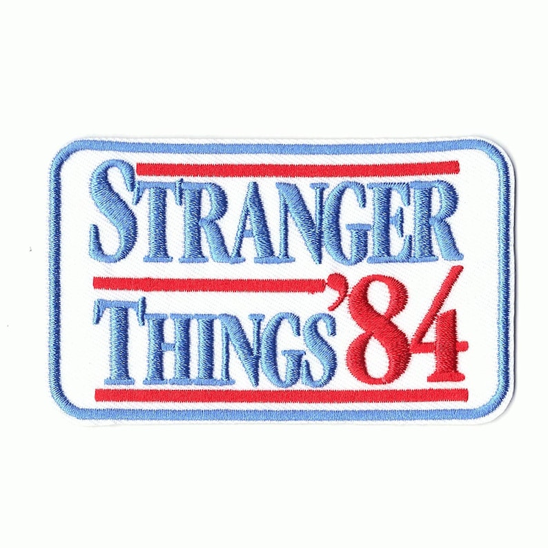 Stranger Things 84 Embroidered Iron On Patch