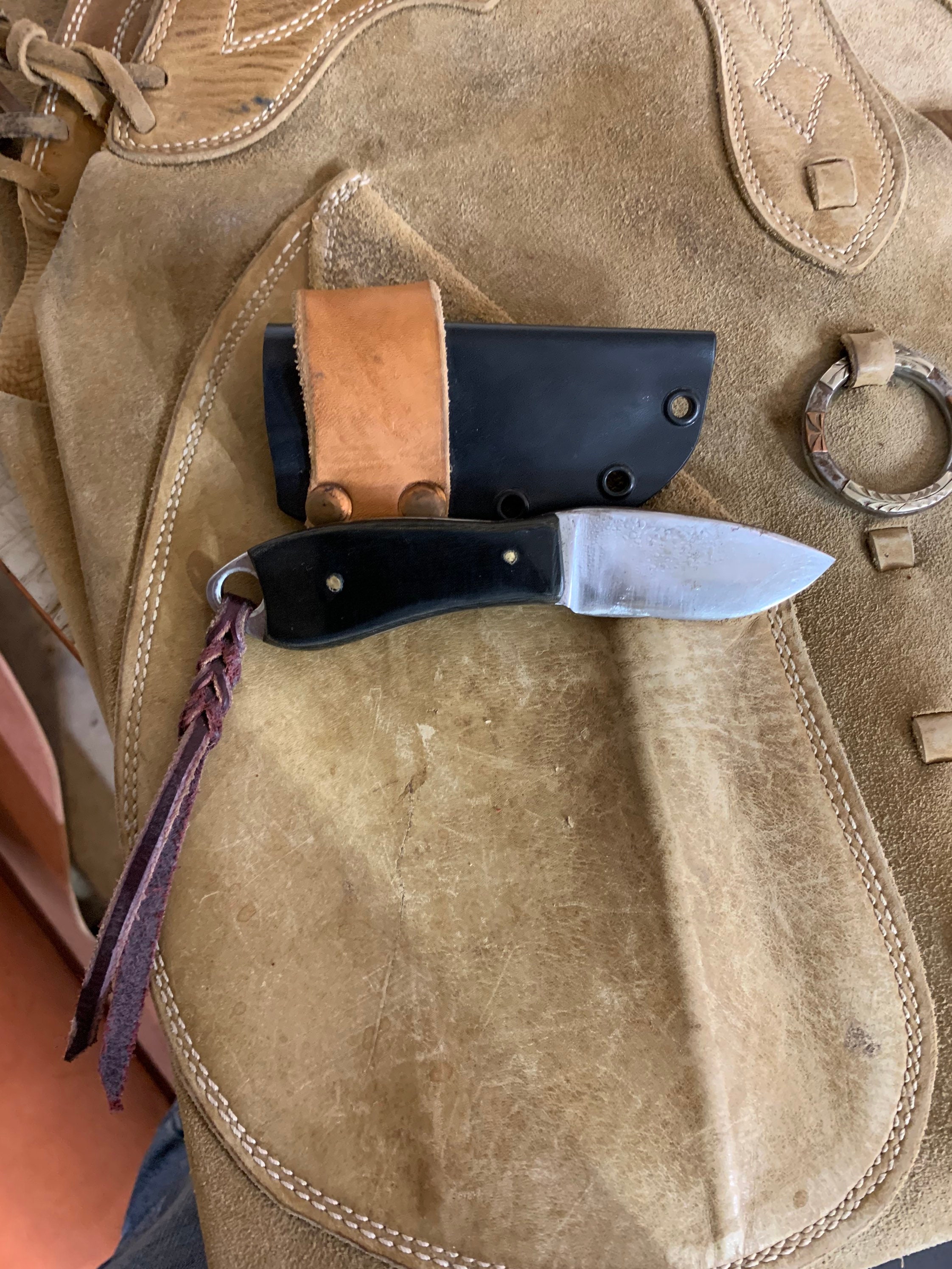 Handmade belt knife Etsy