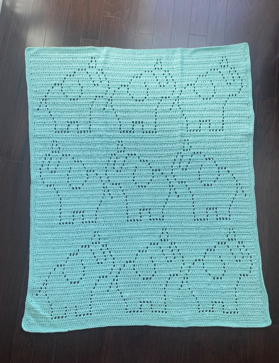 Crochet Elephants Baby Blanket Etsy