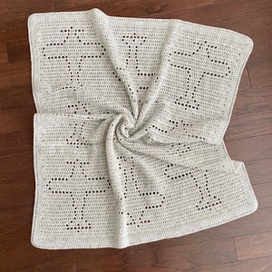 Crochet Airplanes Baby Blanket