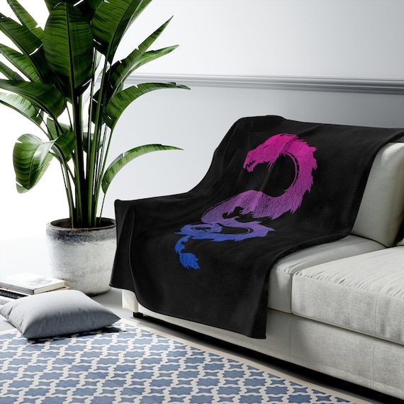 Dragon plush blanket hotsell