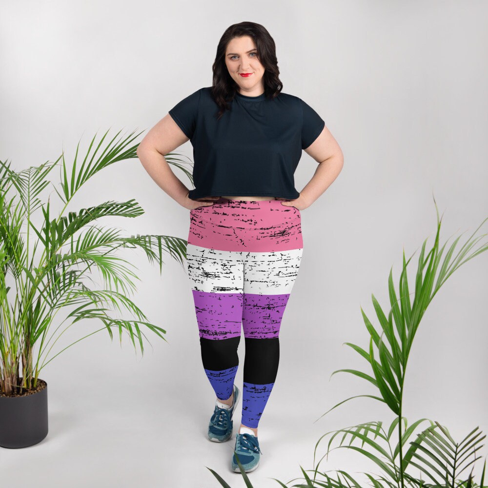 plus size distressed leggings