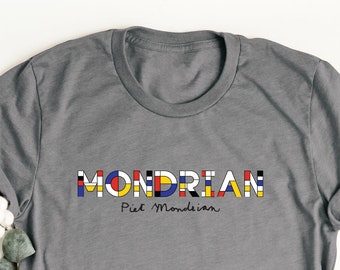 PIET MONDRIAN Art Shirt, Mondrian Tee, Mondrian Shirt, Piet Mondrian, Artist Shirt, Mondrian, Artist Tee, Art Tee Shirt, Art Gift, BD Gift