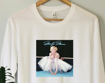 Ballerine Marilyn Monroe Shirt,Marilyn Monroe Hoodie,Marilyn Monroe Sweat,Marilyn Shirt,Marilyn Monroe Gift,Hollywood Shirt,Hollywood Hoodie