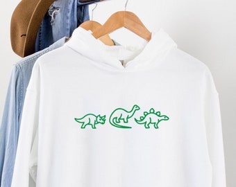 Dinosaurs Hoodie, Animal Shirt, Christmas Birthday  Gift