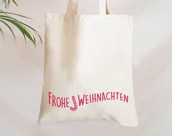 Fröhliche Weihnachten Tote Bag, Fröhliche Weihnachten, German Christmas, German Tote Bag, German Gift, German style, German New Year
