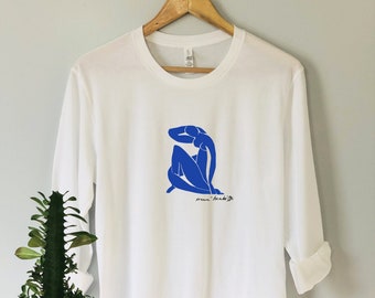 Blue Nude by MATISSE 1952,Artwork Shirt, Matisse Shirt, Artist Shirt, Henri Matisse Art, Artist Shirt, Painter Shirt, Artwork Shirt