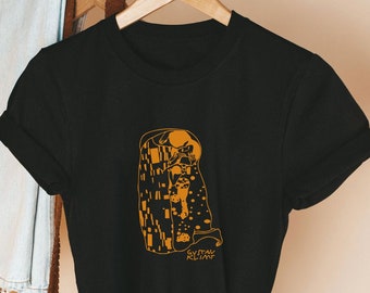 Gustav Klimt Kiss Art Tee, Pop Art, Artist Shirt