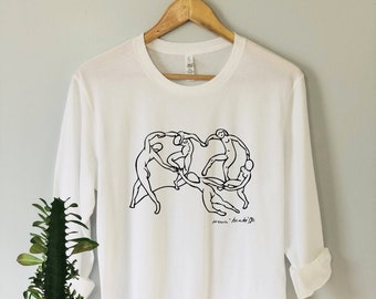 HENRI MATISSE, The Dance, Matisse Tee, Cubist Tee, The Dance Tee, Henri Matisse Art, Painter Tee,