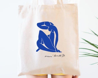 HENRI MATISSE Blue Nude 1952 Artwork Bag, Art Bag, Matisse Bag, Henri Matisse, Artist Tote Bag, Cubism, Eco-friendly Bag, Canvas Artist Bag