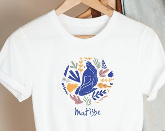 Matisse Woman Graphic Shirt, Artist Art Gift