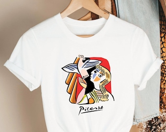Picasso Mocking Bird Art T-Shirt, Artist Tee