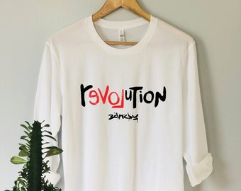 rEVOLition by BANKSY Hoodie & Shirt,Revolution Shirt,Love Shirt,Love Hoodie,Anti War,Anti War Shirt,Banksy Shirt,Banksy Tee,Banksy,Art Shirt
