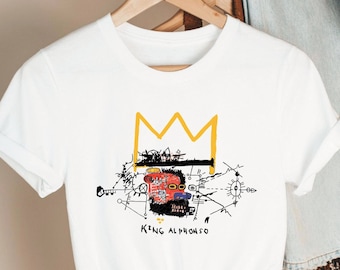 Basquiat 'King Alphonso' Graphic Tee, Crown Art Shirt