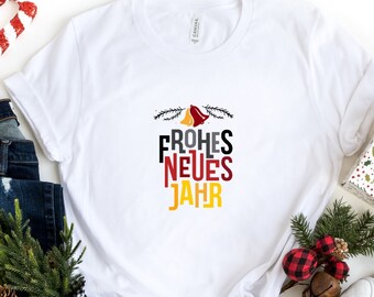 Frohes Neues Jahr Shirt, German New Year Tee