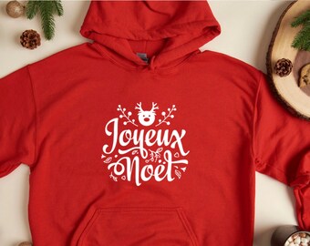 JOYEUX NOÖL T-Shirt, Joyeux Noël Tee, Merry Christmas, French T-Shirt, France, French style, Christmas Gift