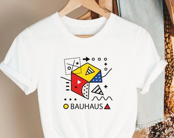 Bauhaus Graphic T-shirt, Geometric Art Tee