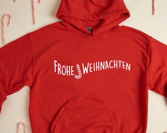 Fröhliche Weihnachten T-Shirt, Fröhliche Weihnachten Tee, Merry Christmas, German T-Shirt, German Tee, Germany, German style