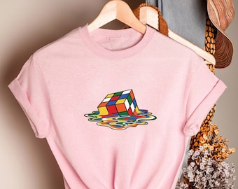 Melting Rubik's Cube Tee, Sheldon Cooper Style T-Shirt