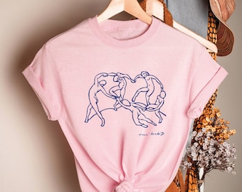 HENRI MATISSE, The Dance, Matisse Tee, Cubist Tee, The Dance Tee, Henri Matisse Art, Painter Tee,