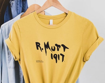 R. Mutt 1917, Fountain by Marcel Duchamp, DADA Tee, Duchamp Tee, Artist Tee,Marcel Duchamp,R. Mutt Tee,R. Mutt Shirt,Dada Shirt,Fountain Tee