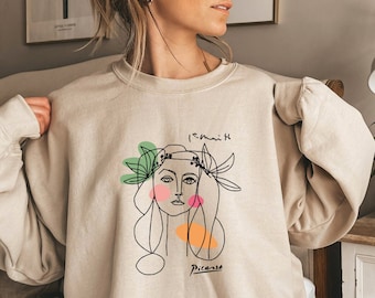 Picasso War And Peace Sweatshirt, Picasso Sweatshirt, Artist Shirt, Picasso ArtPainter Sweatshirt,Artwork Sweatshirt,Art Gift,Art Sweatshirt