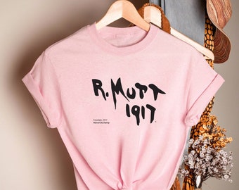 Marcel Duchamp Shirt, R. Mutt 1917 Fountain, Dadaism Art Tee, Conceptual Art Gift, Art History Teacher Gift, Avant Garde Aesthetic Top