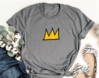 CROWN Tee Shirt, Crown Tee, Crown Shirt, Art Tee,Art Shirt,Artist Tee,Crown Design,Art Gift,Artist Gift,Design Tee,Design Shirt,Special Gift