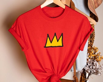 CROWN Tee Shirt, Crown Tee, Crown Shirt, Art Tee,Art Shirt,Artist Tee,Crown Design,Art Gift,Artist Gift,Design Tee,Design Shirt,Special Gift