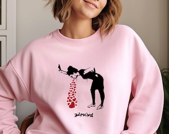 Love Sick BANKSY Sweatshirt, Valentine's Day Gift