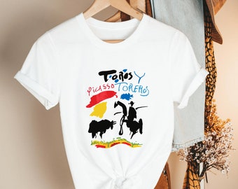 Picasso Toros Y Toreros Book Cover Tee, Artist Shirt