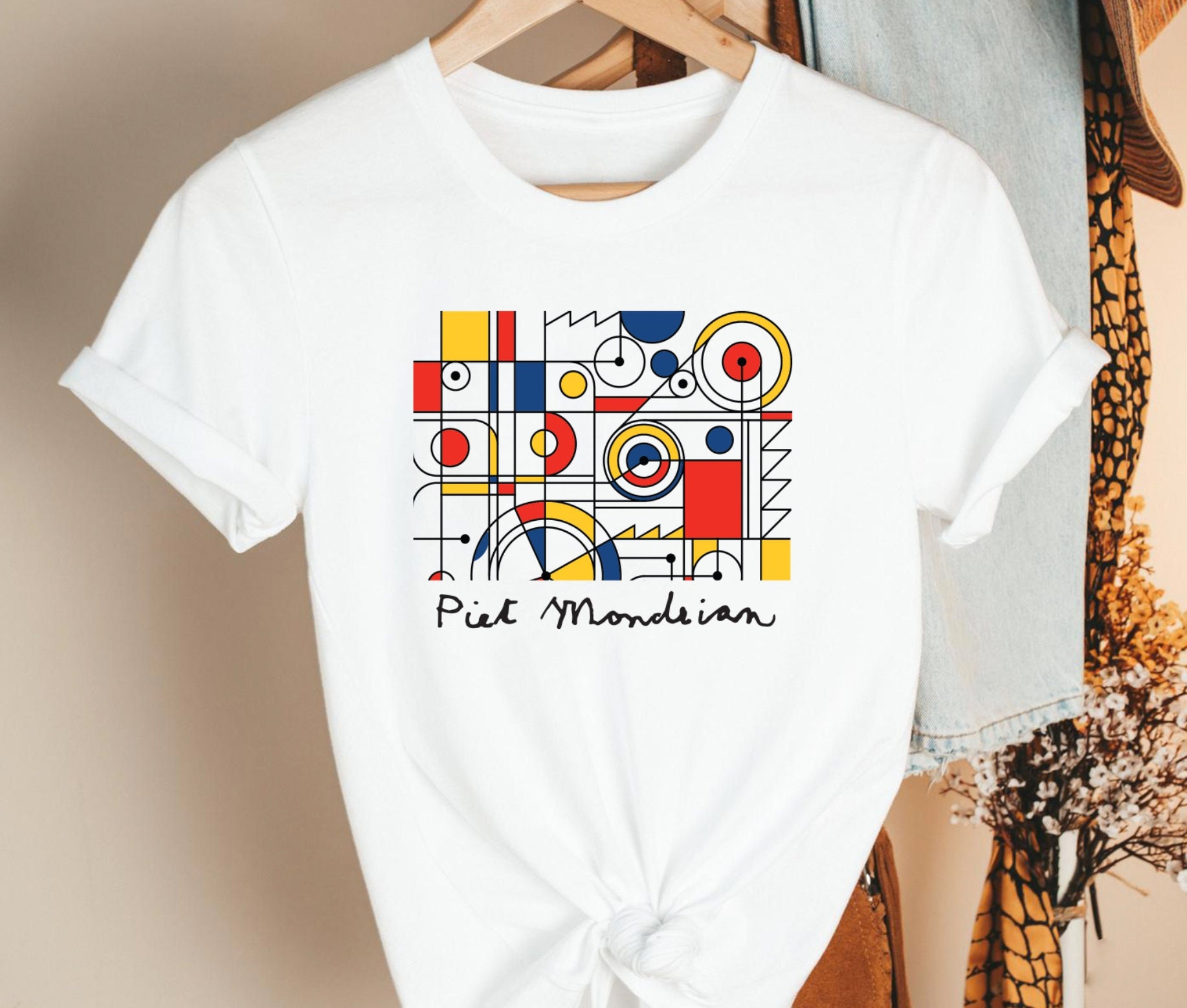 PIET MONDRIAN Art Shirt Mondrian Tee Mondrian Etsy