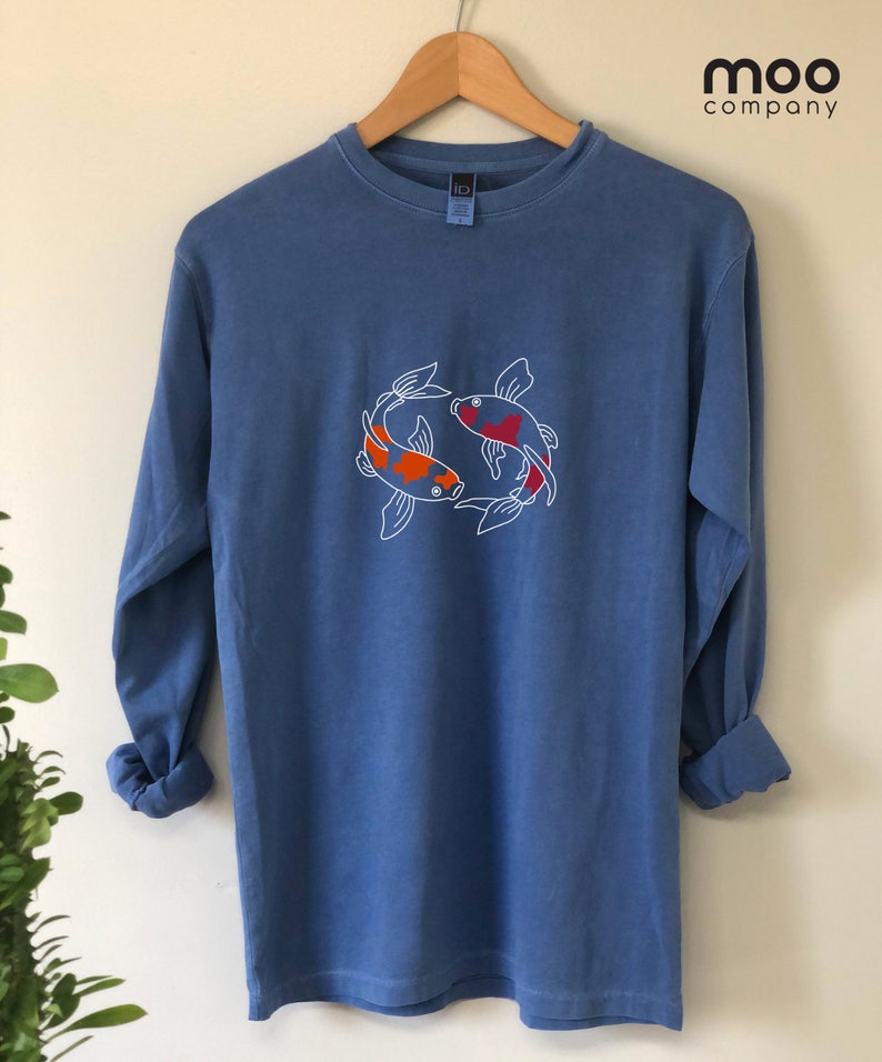 KOI Fish Shirt Koi Fish Tee Koi Fish Japanese Tee Japanese image 4