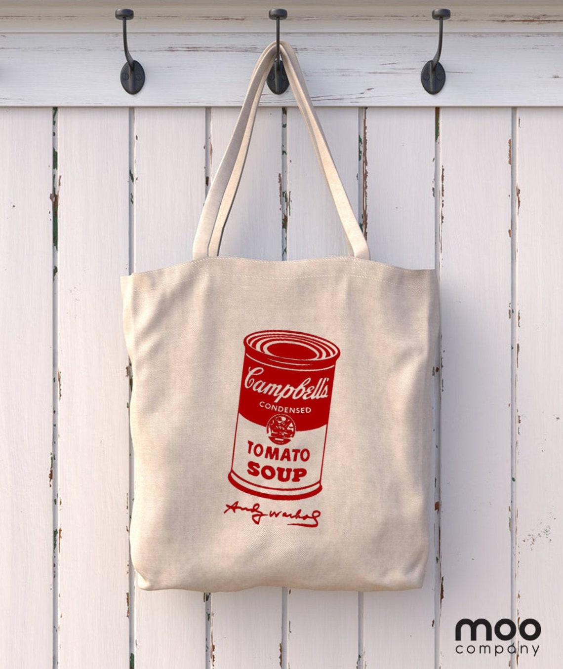 CAMPBELL'S SOUP BagTomato Soup Tote Bag Andy Warhol Etsy