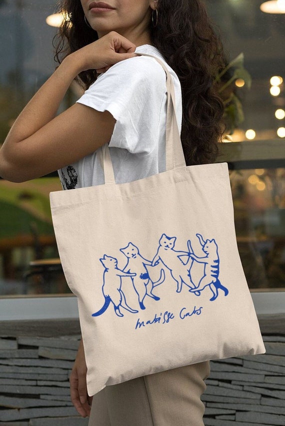 The Cat Dance by Matisse, Henri Matisse, Matisse Cats, Artwork Bag