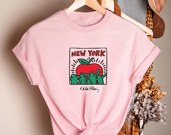 Keith Haring New York Tee: Big Apple Art Shirt