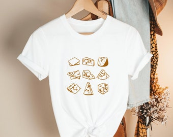 DELICIOUS CHEESE Tee, Cheese Plate Dawing