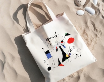 JOAN MIRO Painting Tote Bag, Miro Tote Bag, Joan Miro, Miro Art,Joan Miro Bag,Miro Bag,Miro Tee,Art Bag,Artist Tote Bag,Artist Bag, Art Gift