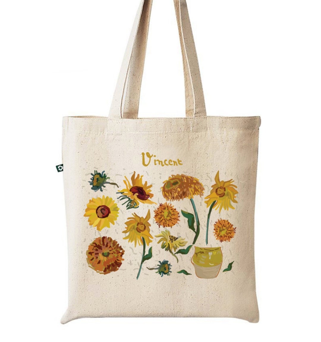 VINCENT'S SUNFLOWERS Tote Bag Sunflowers Tote Bag - Etsy