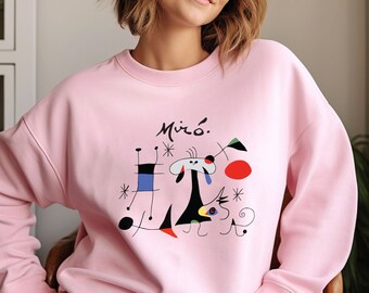 Joan Miro Sweatshirt, Joan Miro, Miro Art, Miro Sweatshirt, Miro Shirt, Art Sweatshirt,Art Shirt, Art Hoodie, Artist Shirt,Art Tee, Art Gift