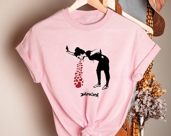Banksy Love Sick Tee, Valentine's Day Graphic Shirt