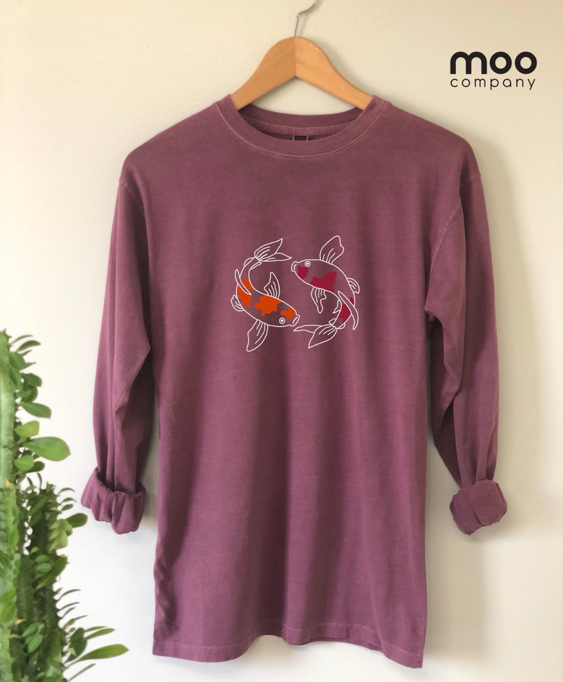 KOI Fish Shirt Koi Fish Tee Koi Fish Japanese Tee Japanese image 2
